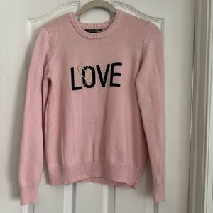 Victoria Secret pink sweater size S/P perfect for Valentine’s Day